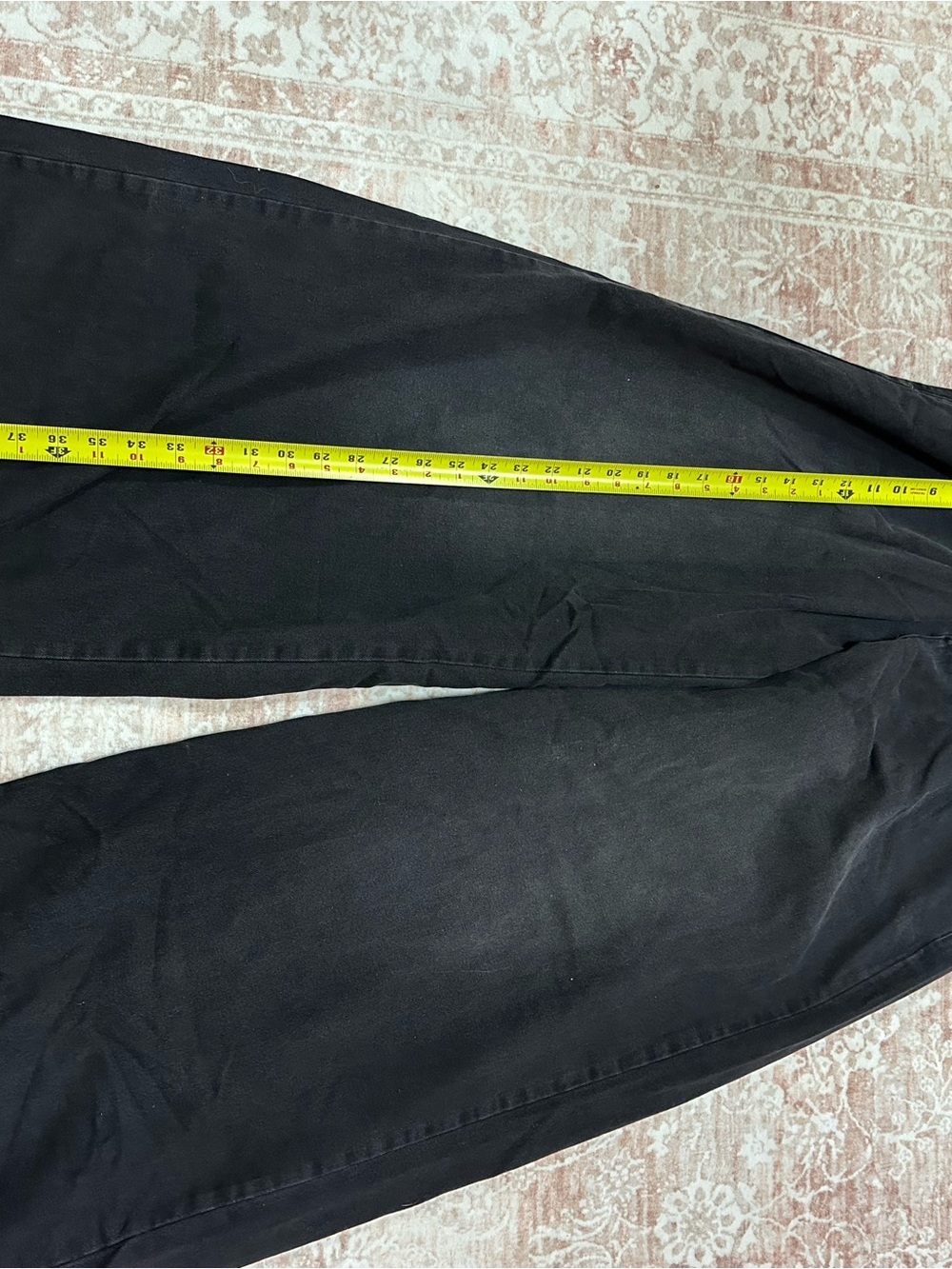 Oversized Wide Leg Black Jeans  - 33” Inseam High-Waist - Picture 7 of 15